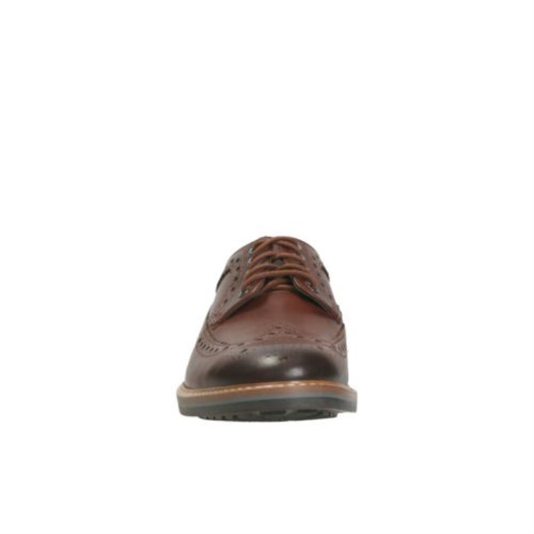 Pitney Límite De Cuero Marrón Clarks