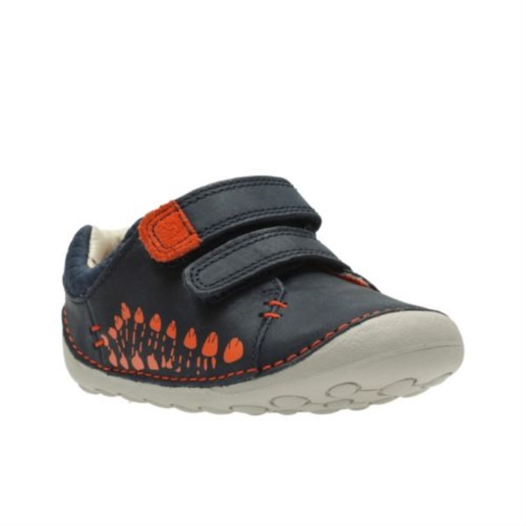 Las Nuevas Trail Fst G Fit Clarks Cuero Azul Marino