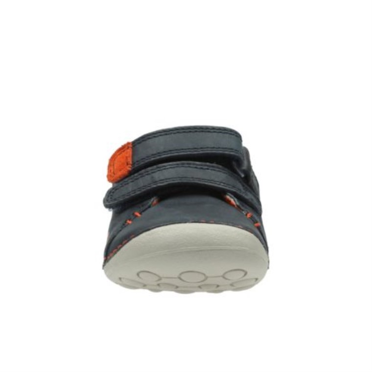 Las Nuevas Trail Fst G Fit Clarks Cuero Azul Marino
