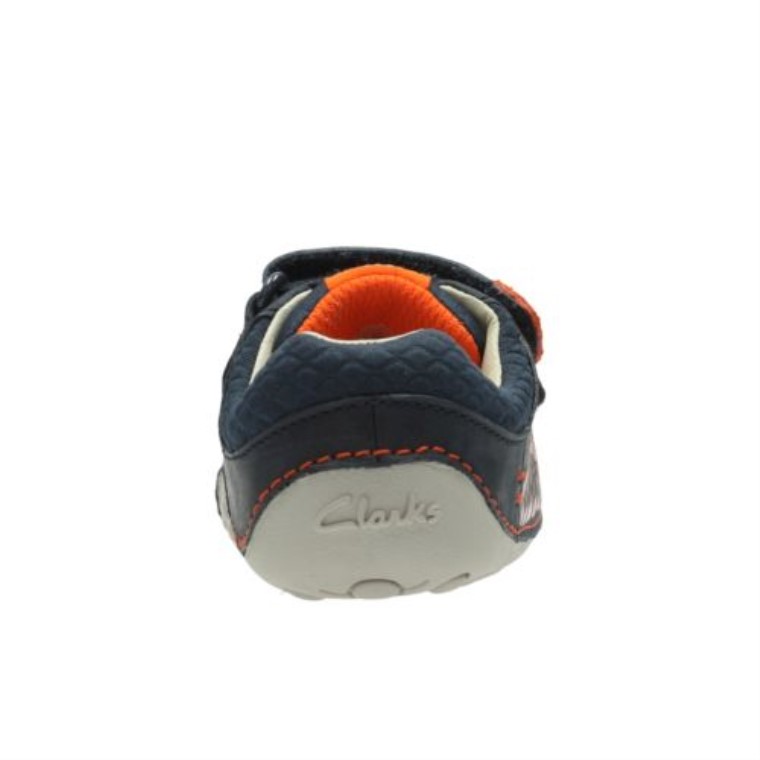 Las Nuevas Trail Fst G Fit Clarks Cuero Azul Marino