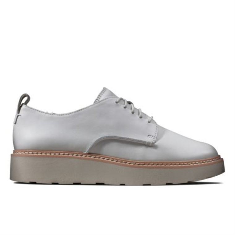 Rastro Caminar Cuero Blanco Clarks
