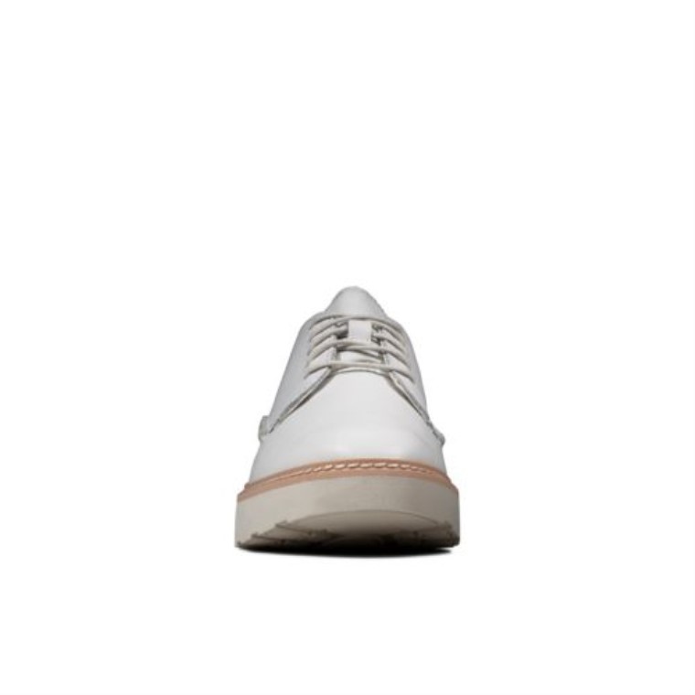 Rastro Caminar Cuero Blanco Clarks