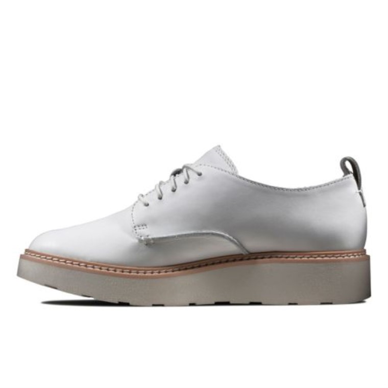 Rastro Caminar Cuero Blanco Clarks