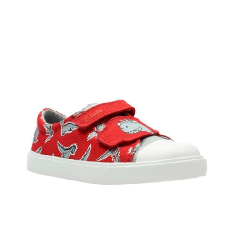 Tricer Rugido Inf G Ajuste Clarks Rojo