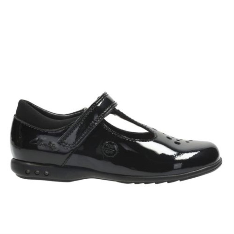 Trixi Pip Pre F Fit Negro Charol Clarks