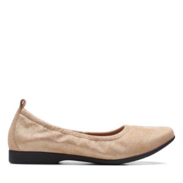 Un Darcey Vibe Clarks Oro Metálico
