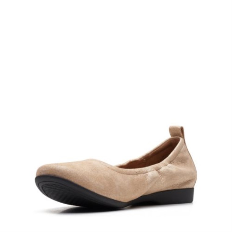 Un Darcey Vibe Clarks Oro Metálico