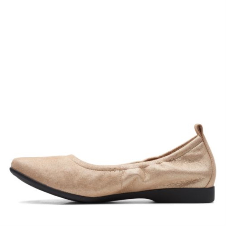 Un Darcey Vibe Clarks Oro Metálico