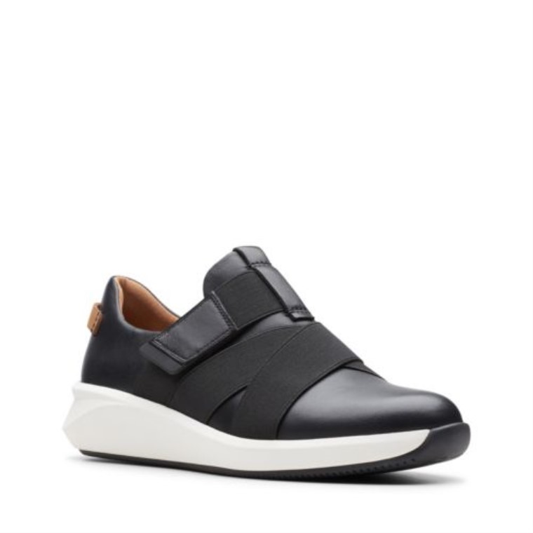 Correa Un Rio Clarks Cuero Negro
