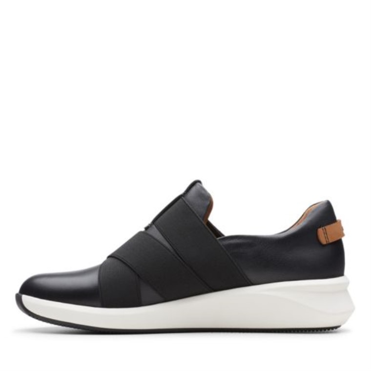 Correa Un Rio Clarks Cuero Negro