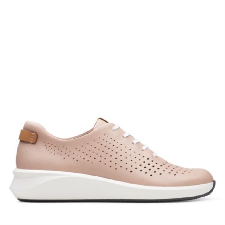 Un Rio Corbata Clarks Rubor Cuero