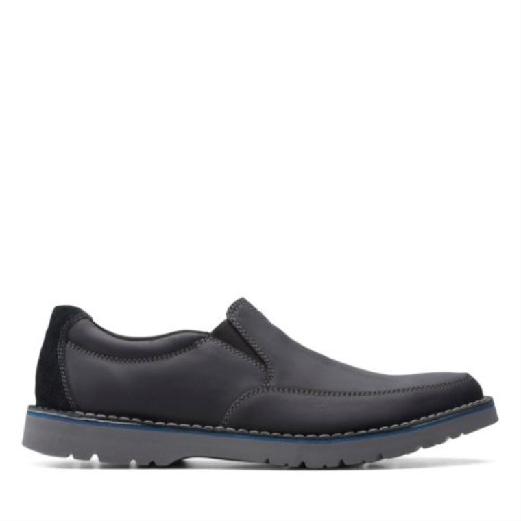 Vargo Paso Cuero Negro Clarks