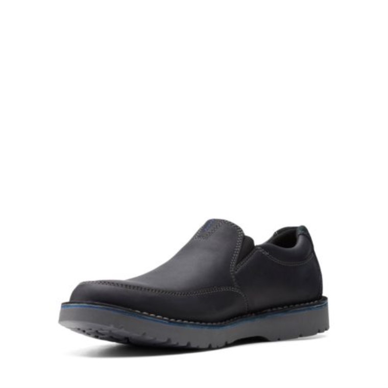 Vargo Paso Cuero Negro Clarks