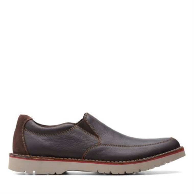 Vargo Paso Clarks Cuero Marron