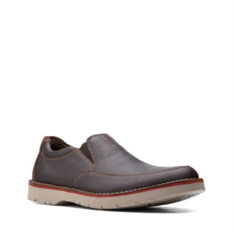 Vargo Paso Clarks Cuero Marron