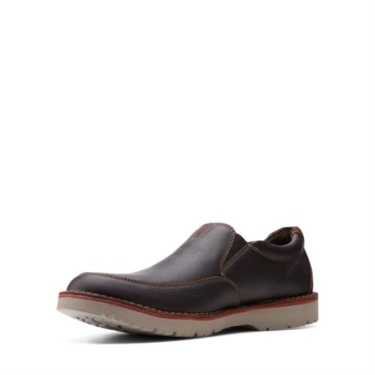 Vargo Paso Clarks Cuero Marron