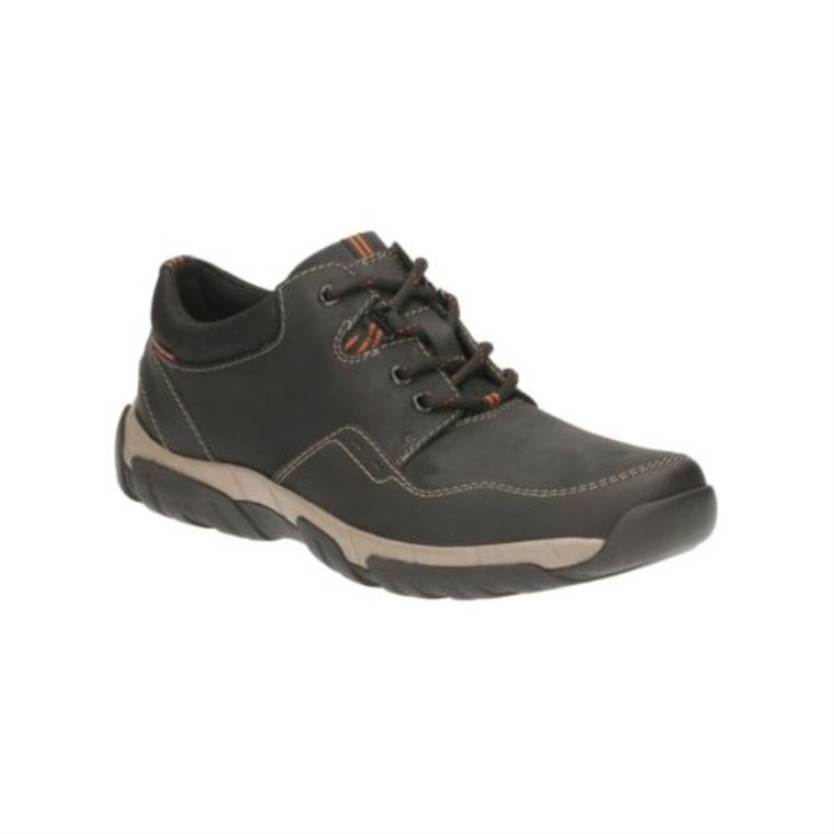 Borde Walbeck Clarks Cuero Negro