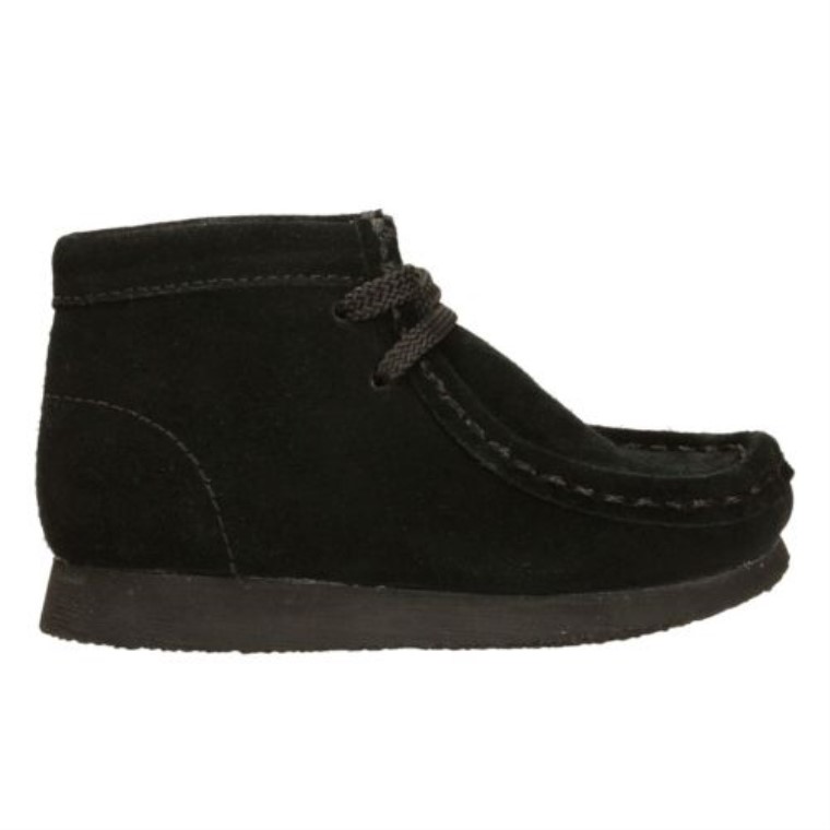 Wallabee Bt Inf G Fit Negro Sde Clarks