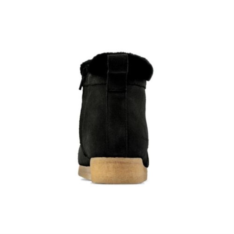 Wallabee Escarcha Clarks Negro Sde