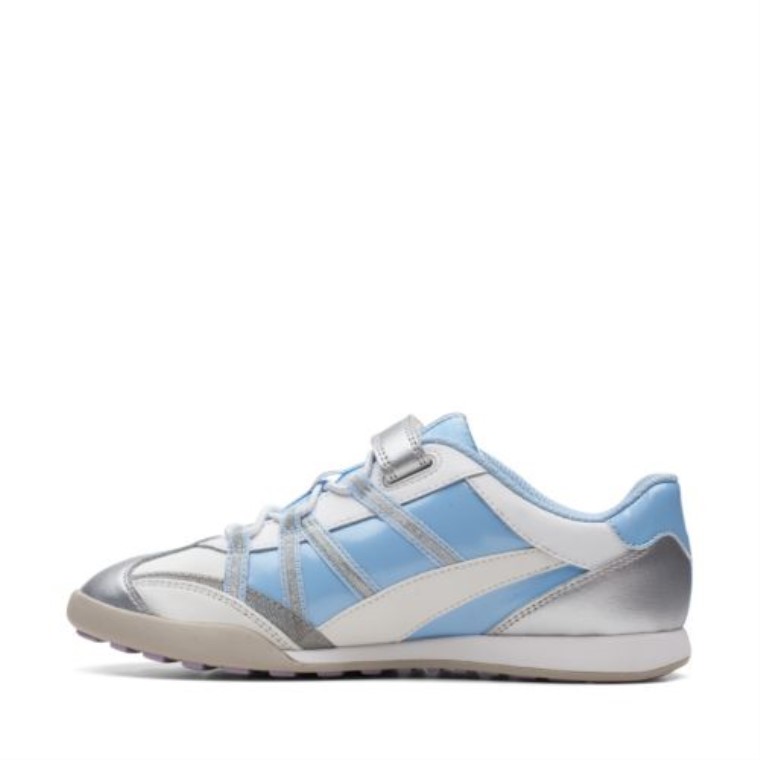 Blanco Clarks Risa Lite Jnr G Ajuste