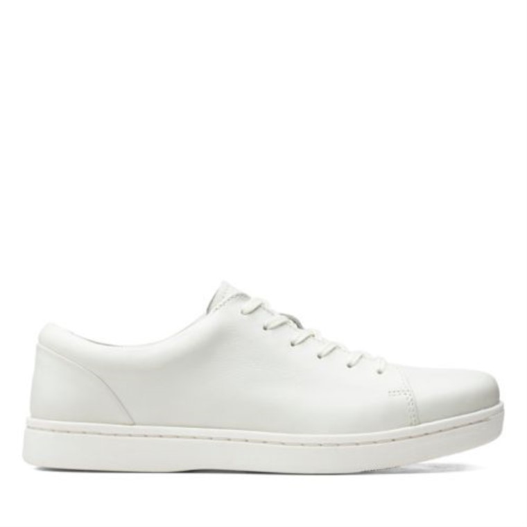 Cuero Blanco Clarks Kitna Lo