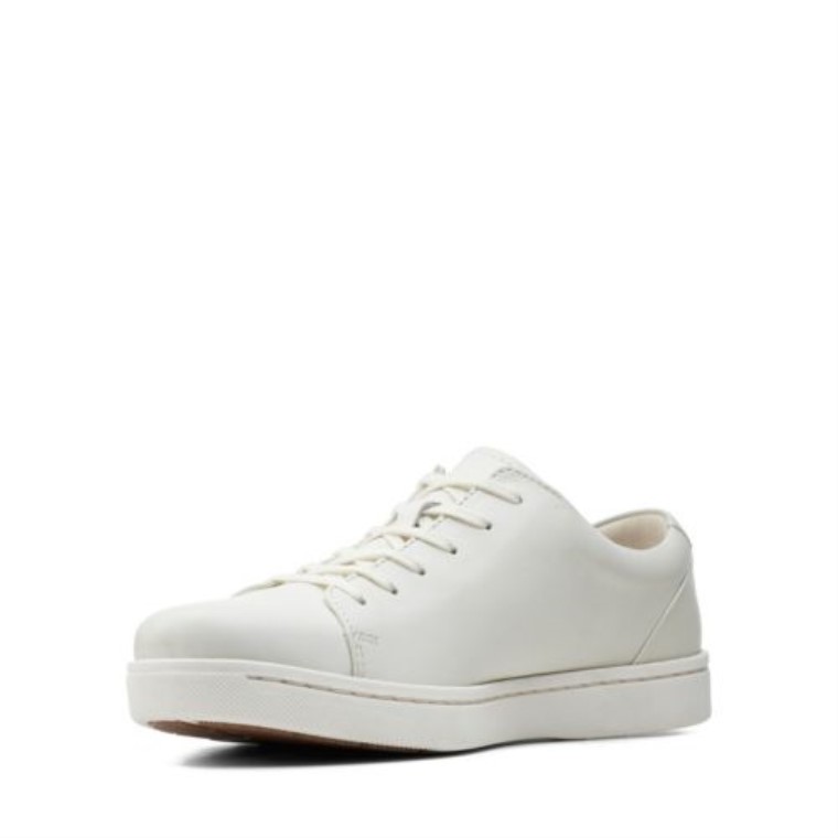 Cuero Blanco Clarks Kitna Lo