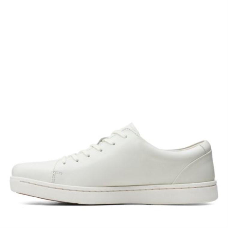 Cuero Blanco Clarks Kitna Lo