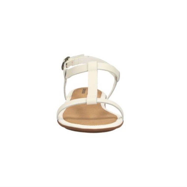 Cuero Blanco Clarks Risi Hop