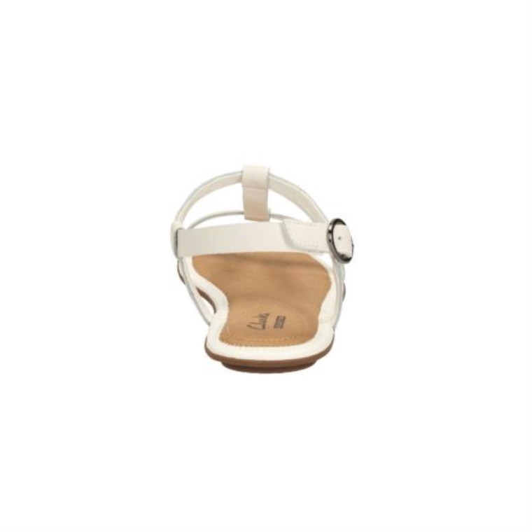 Cuero Blanco Clarks Risi Hop