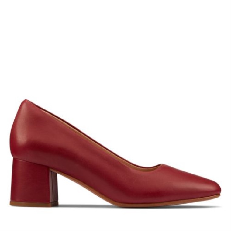 Cuero Vino Transparente 55 Corte Clarks