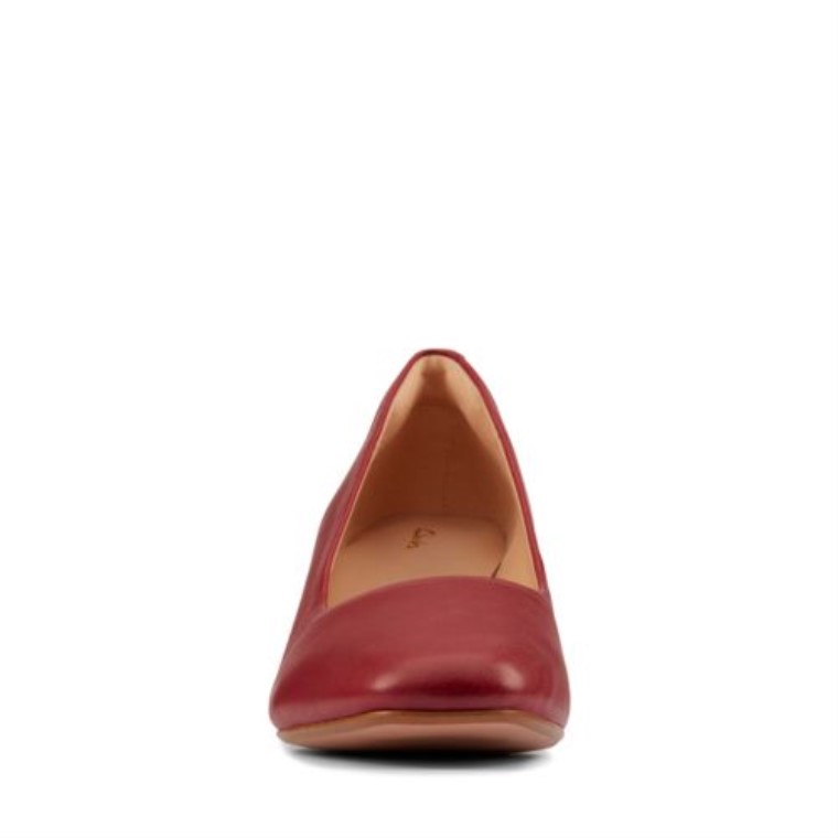Cuero Vino Transparente 55 Corte Clarks