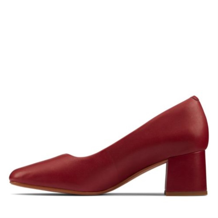Cuero Vino Transparente 55 Corte Clarks