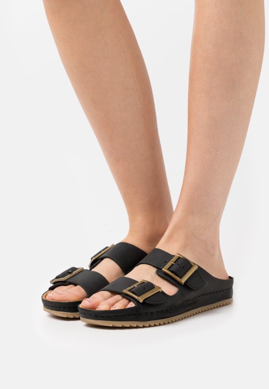 Pantuflas Negras Clarks Brookleigh Sun