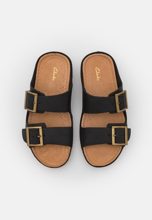 Pantuflas Negras Clarks Brookleigh Sun