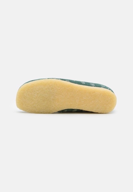 Zapatos Con Cordones Casuales Wallabee De Clarks Verde