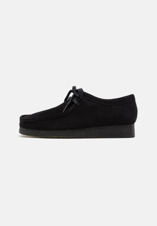 Wallabee Casual Con Cordones Clarks Negro
