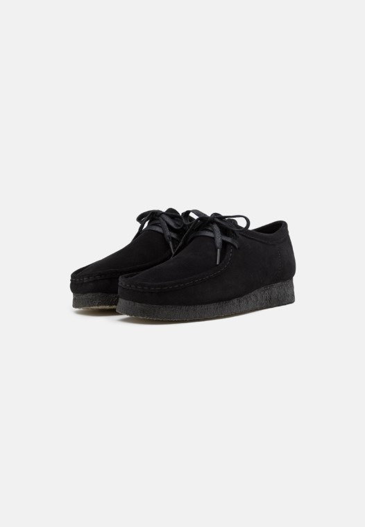 Wallabee Casual Con Cordones Clarks Negro