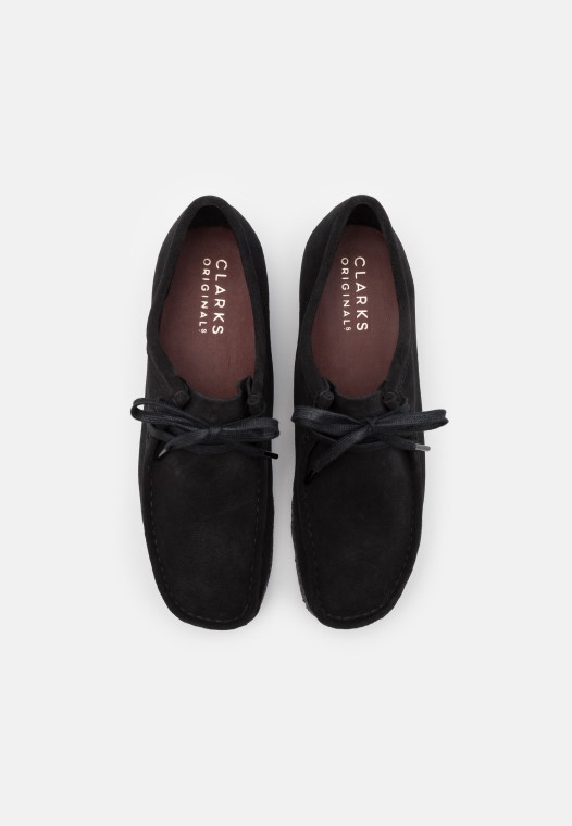 Wallabee Casual Con Cordones Clarks Negro