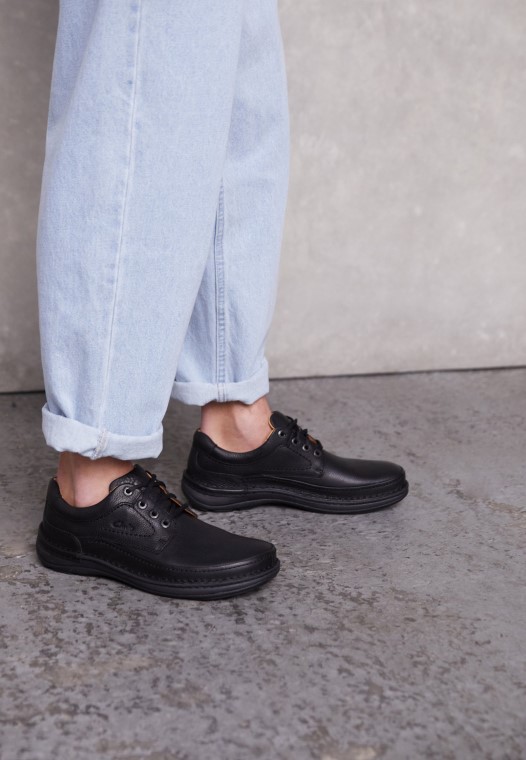 Negro Clarks Naturaleza Tres Cordones Casuales