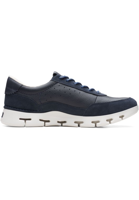 Zapatillas Nature X One Clarks Navy Combi