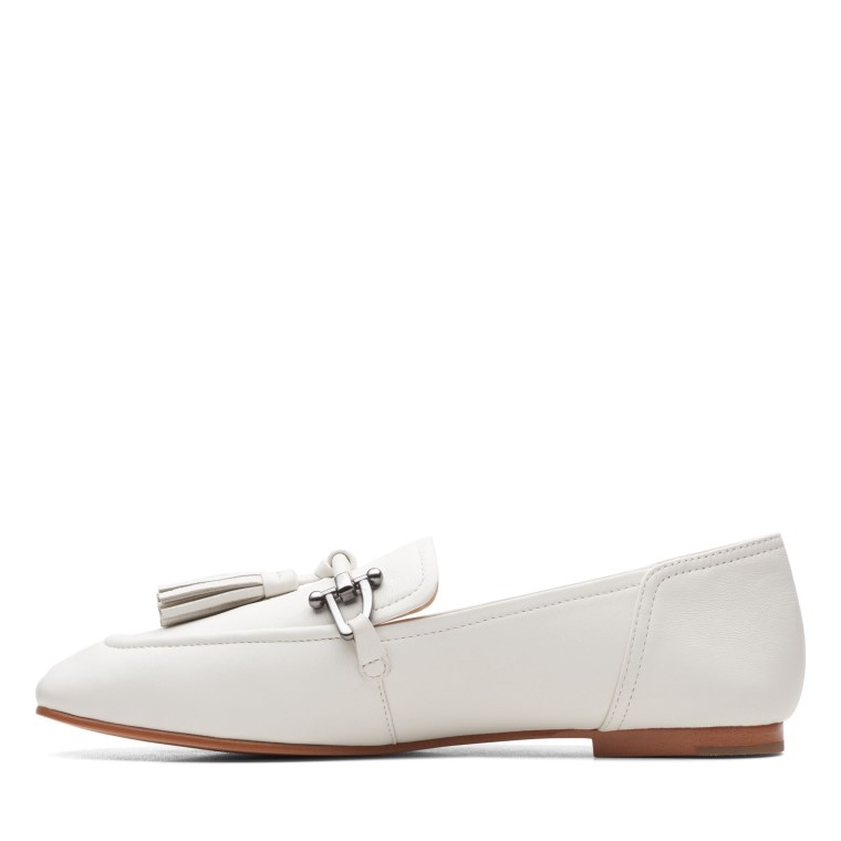 Pure2 Borla Cuero Blanco Clarks