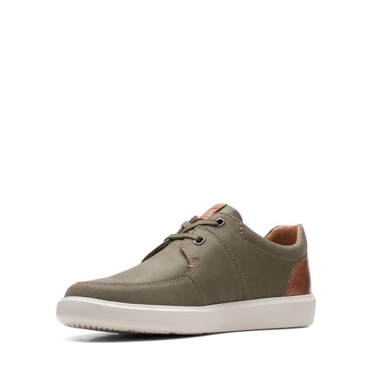 Nubuck Oliva Clarks Cambro Encaje