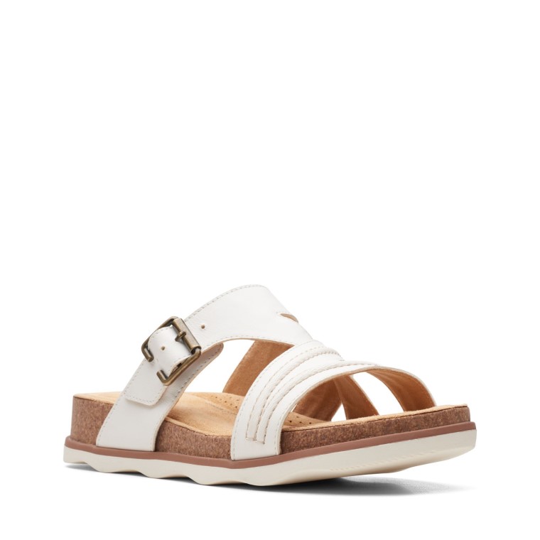 Cuero Blanco Clarks Brynn Esperanza