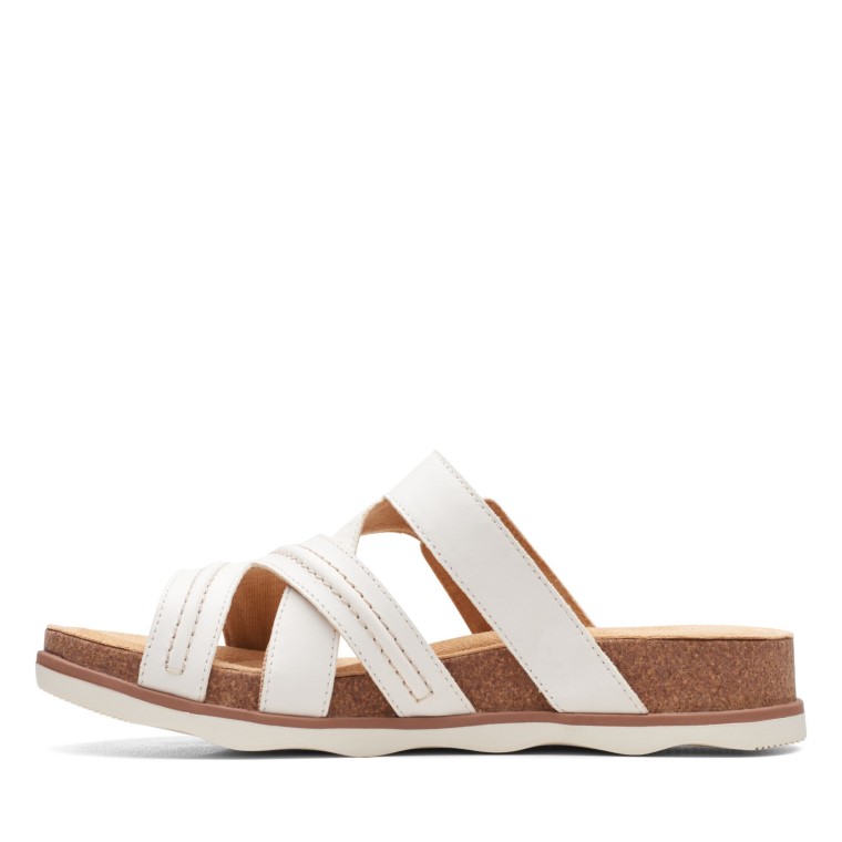 Cuero Blanco Clarks Brynn Esperanza