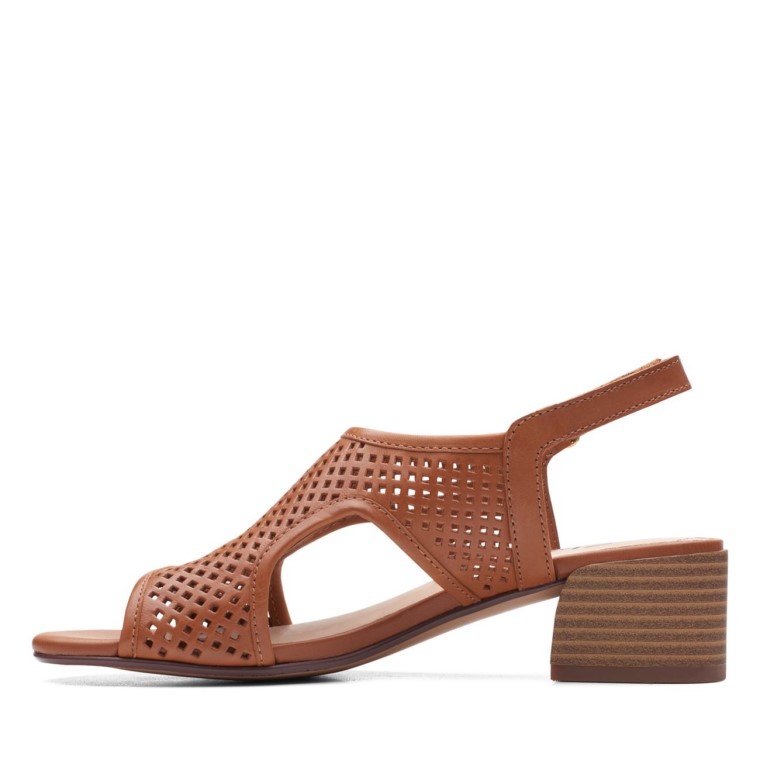 Cuero Marrón Clarks Caroleigh Estrella