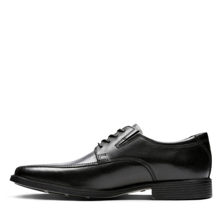 Clarks Cuero Negro Tilden Caminar