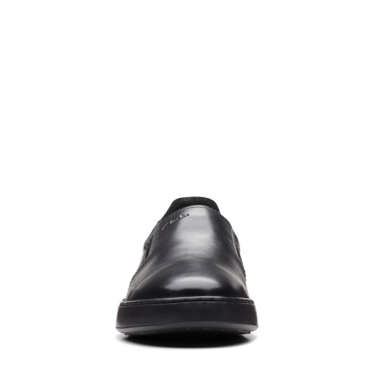 Slip Court Lite Cuero Negro Clarks