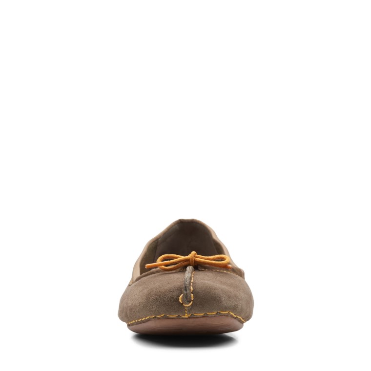 Clarks Peca Hielo Oliva Oscuro Ante