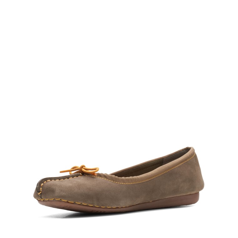 Clarks Peca Hielo Oliva Oscuro Ante