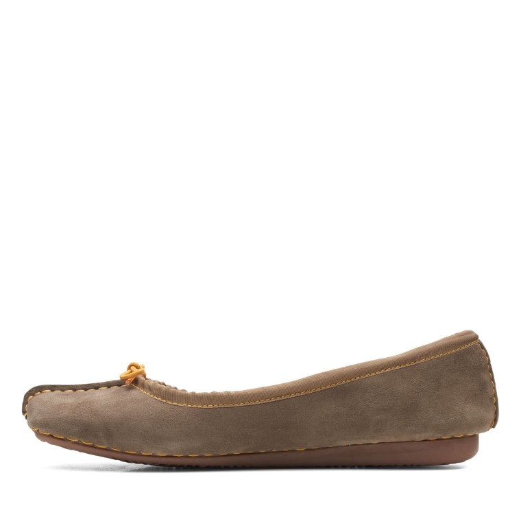 Clarks Peca Hielo Oliva Oscuro Ante